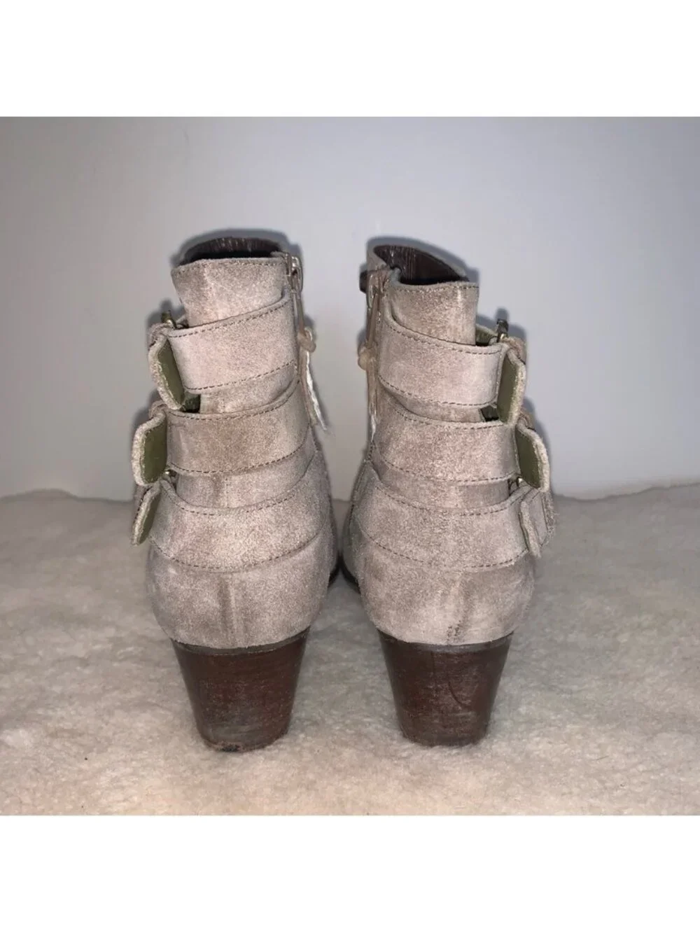 Stuart Weitzman Kickstart Studded Suede Ankle Boot 6